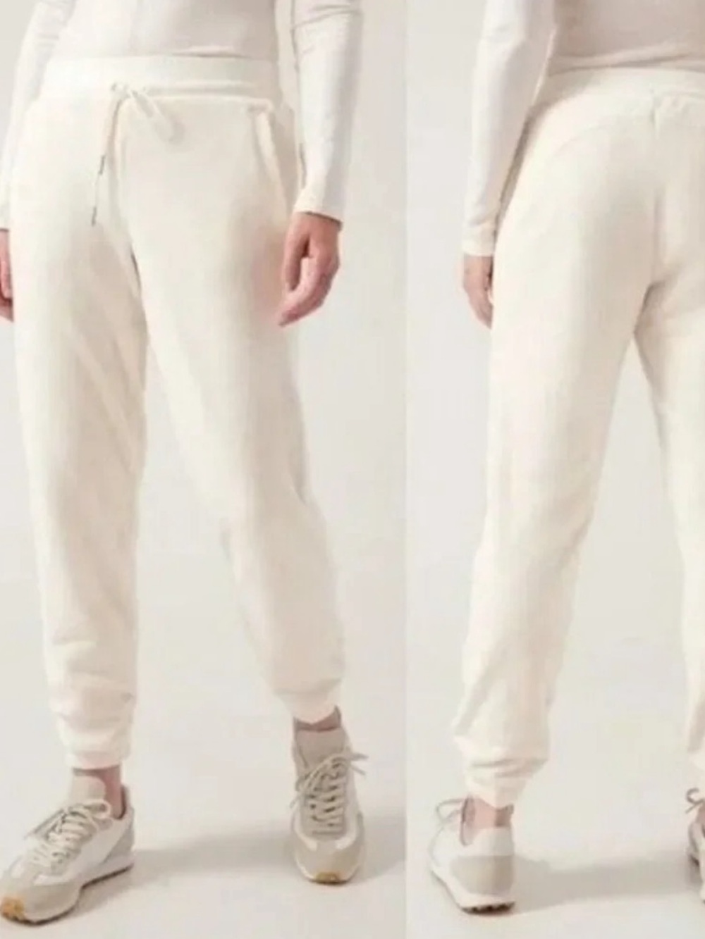 Athleta Cozy Karma Recovery Joggers Sea Salt Size Small